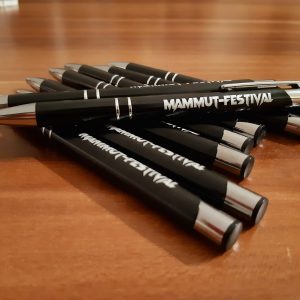MAMMUT-Kugelschreiber mit Lasergravur, Schriftfarbe: Dunkelblau, Stückpreis: 2,00 EUR